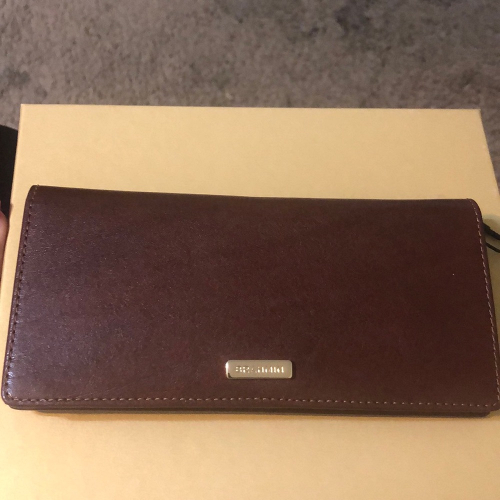 Authentic Brahmin Ady Wallet (Cognac) (FINAL)